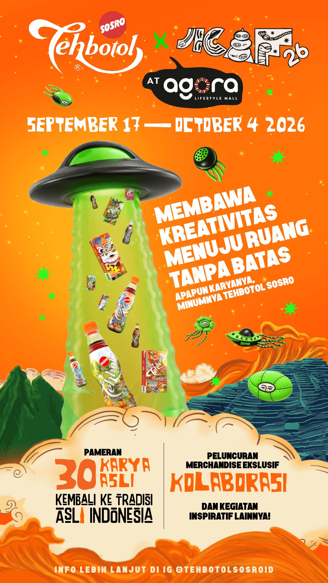 Banner Tehbotol Sosro x JICAF